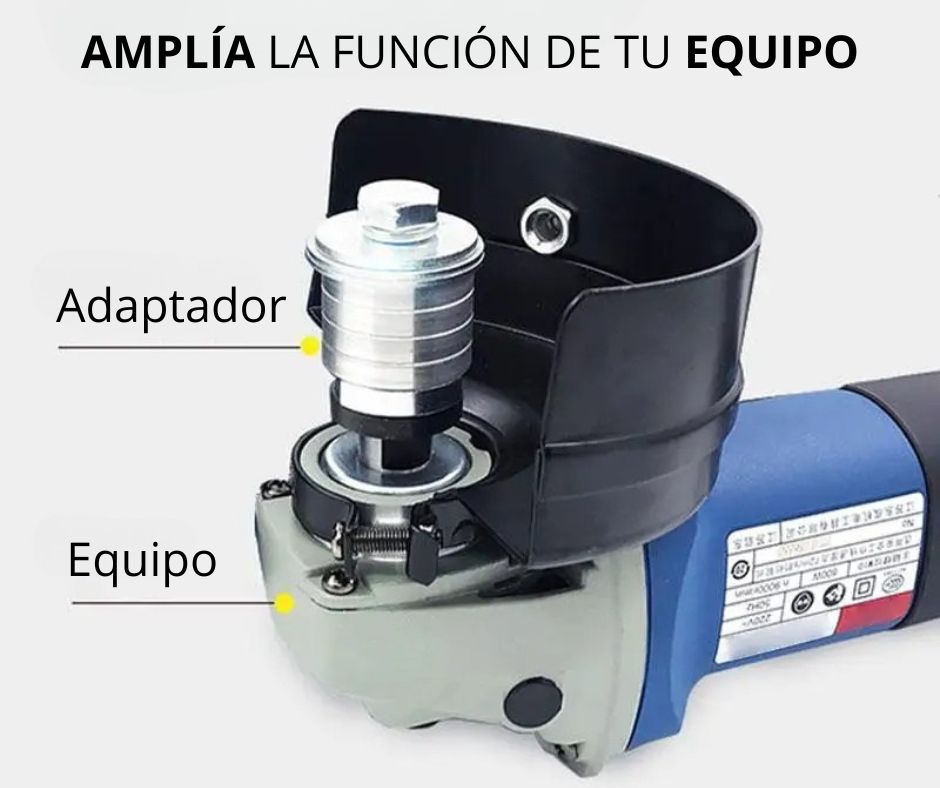 ADAPTADOR DE AMOLADORA