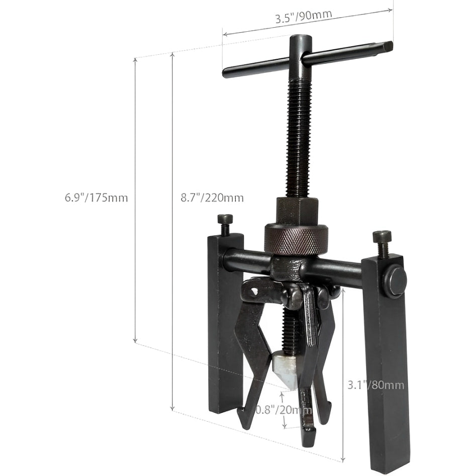 Extractor de Engranajes y Rodamientos