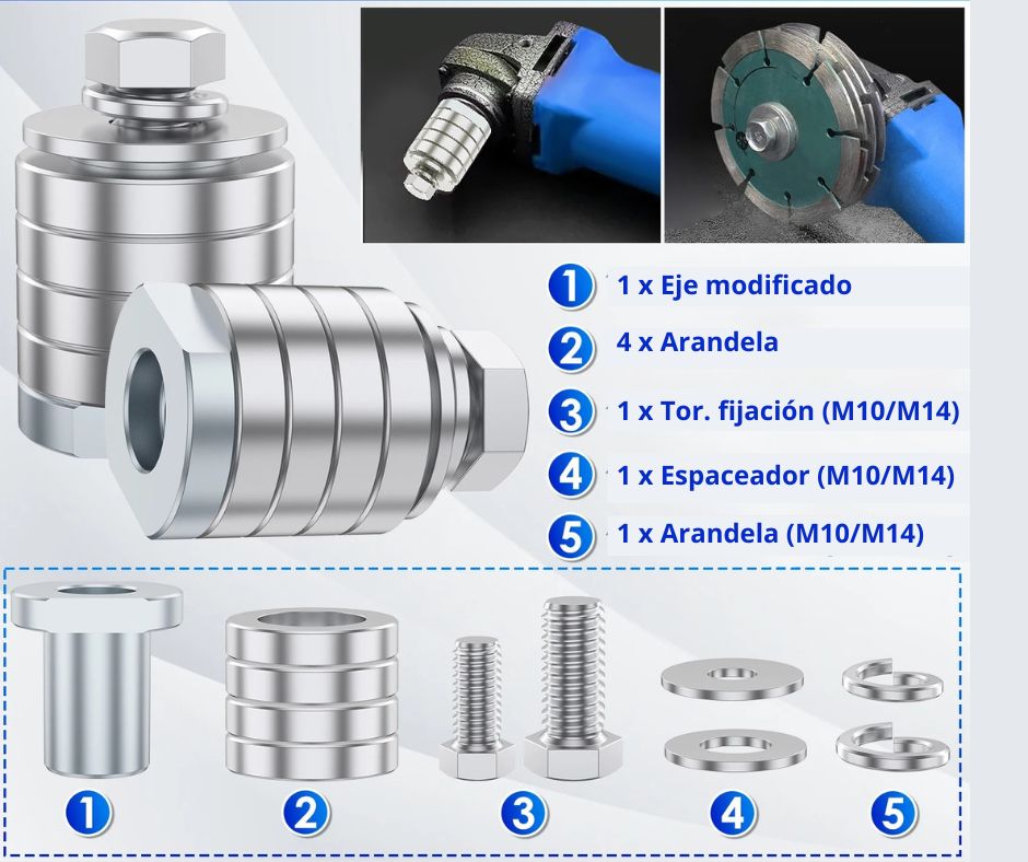 ADAPTADOR DE AMOLADORA