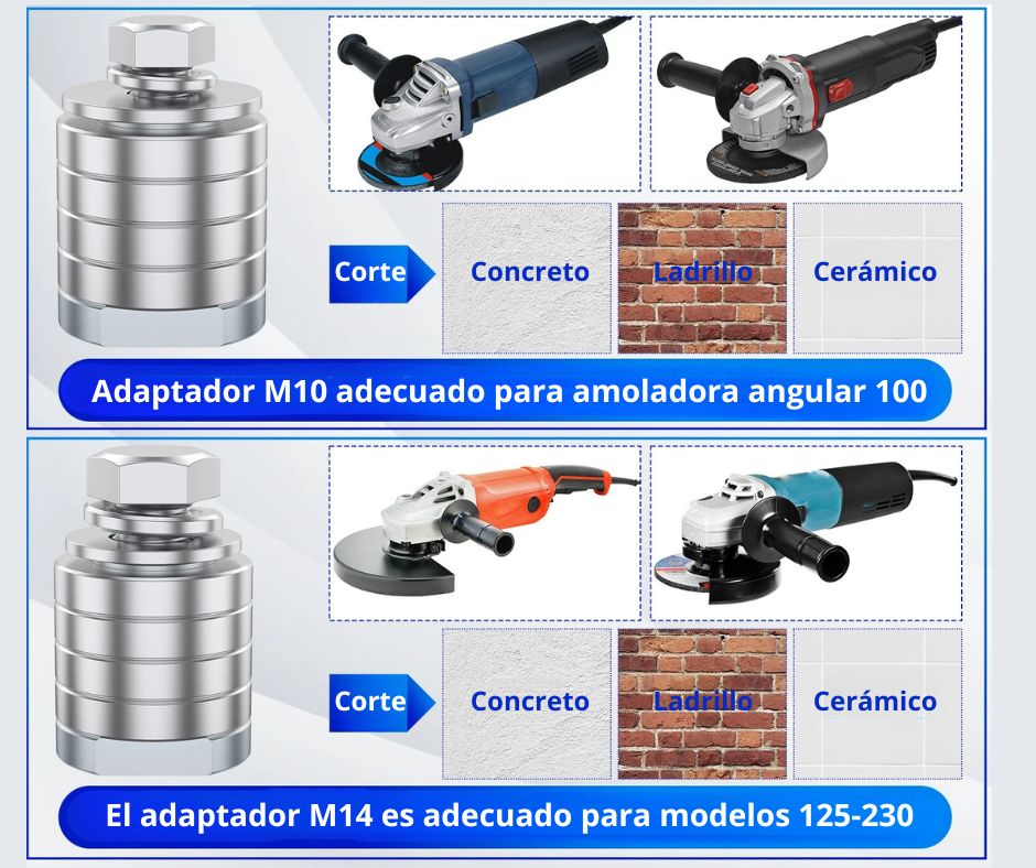 ADAPTADOR DE AMOLADORA