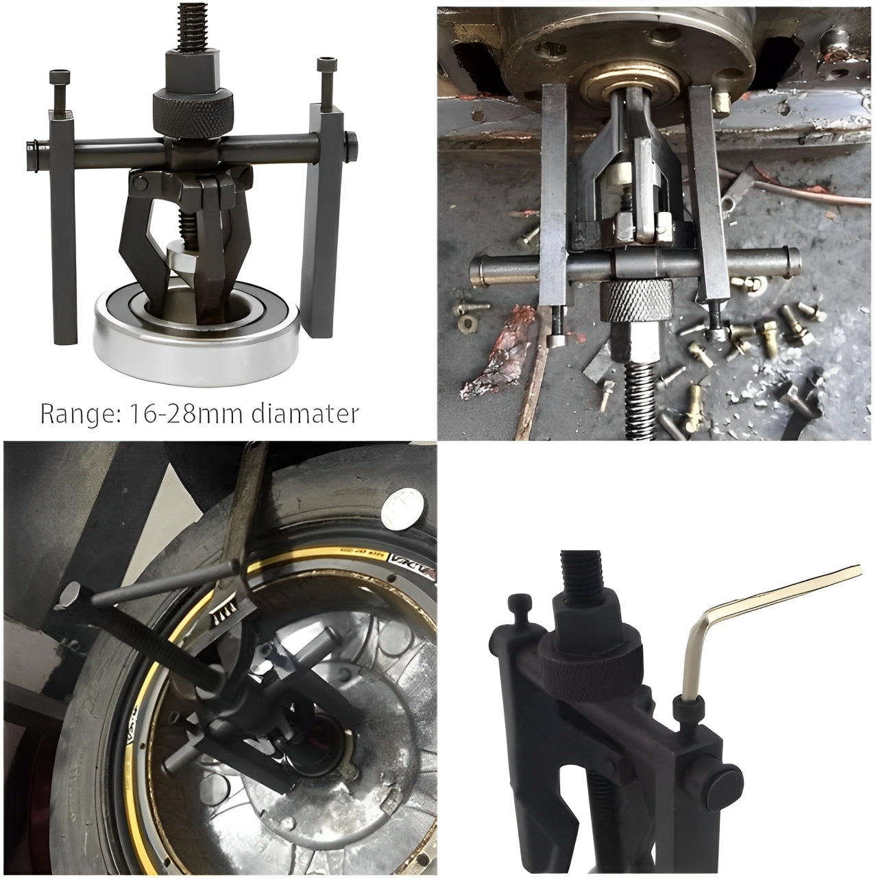 Extractor de Engranajes y Rodamientos